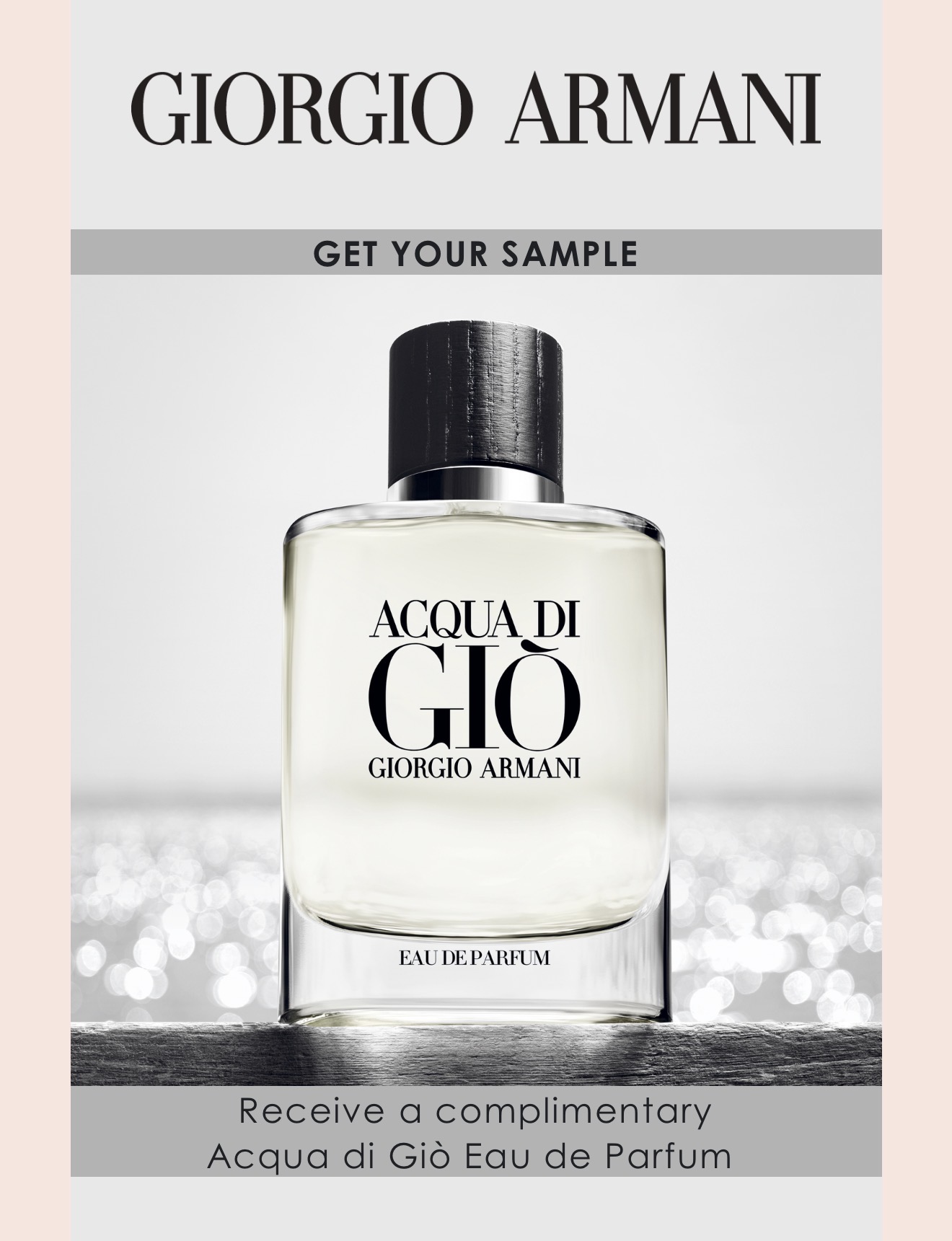 Sample Size Giorgio Armani Acqua