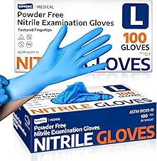 Supmedic Medical Soft Max™ Nitrile Exam Gloves, 100 Count Latex - Free Powder - Free...
