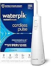 Waterpik Cordless Pulse Rechargeable Portable Water Flosser for Teeth, Gums, Braces...