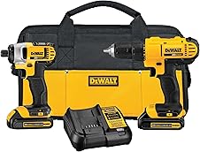 DEWALT 20V MAX Cordless Drill and Impact Driver, Power Tool Combo Kit , Includes 2...