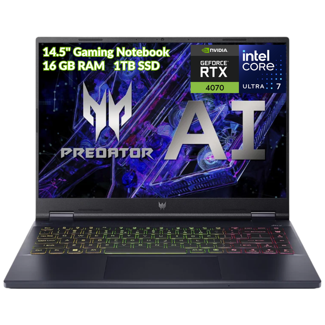 Acer Predator Helios Neo 14" Gaming Laptop, Intel i7, 16GB RAM, 1TB SS