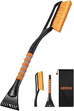 AstroAI 27" Snow Brush and Ice Scraper with Ergonomic Grip