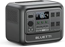 BLUETTI Elite 100 V2 Portable Power Station, 1024Wh, 4 AC Outlets