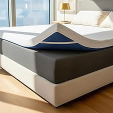 ViscoSoft 3 Inch Queen Memory Foam Mattress Topper - High Density, Ven