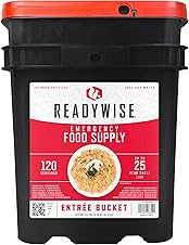 ReadyWise Emergency Food Supply - 120 Servings, 25 Year Shelf Life