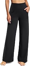 Promover Wide Leg Yoga Pants with Pockets, Stretchy & Loose Fit