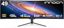 INNOCN 49" Curved Ultrawide Gaming Monitor 5K2K 120Hz 99% sRGB