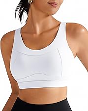 RUNNING GIRL High Impact Sports Bra for Women, Racerback Design, Push 