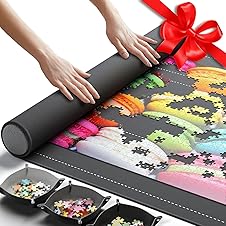 Newverest Jigsaw Puzzle Mat Roll Up 46” x 26”, Holds Up to 1500 Pieces
