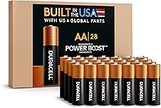 Duracell Coppertop AA Alkaline Batteries, Long-Lasting, 28 Count