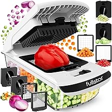 Fullstar Pro Chopper - 4-in-1 Vegetable Chopper and Spiralizer