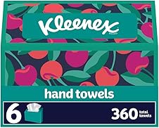 Kleenex Disposable Paper Hand Towels, 360 Tissues, 6 Boxes