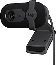 Logitech Brio 101 Full HD 1080p Webcam with Built-in Mic and Shutter