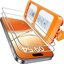 TOCOL iPhone 17 Screen Protector 9H Hardness Shatterproof 2 Pack