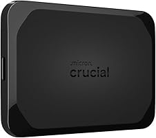 Crucial X10 2TB Portable SSD, 2,100MB/s, USB-C, Durable Storage