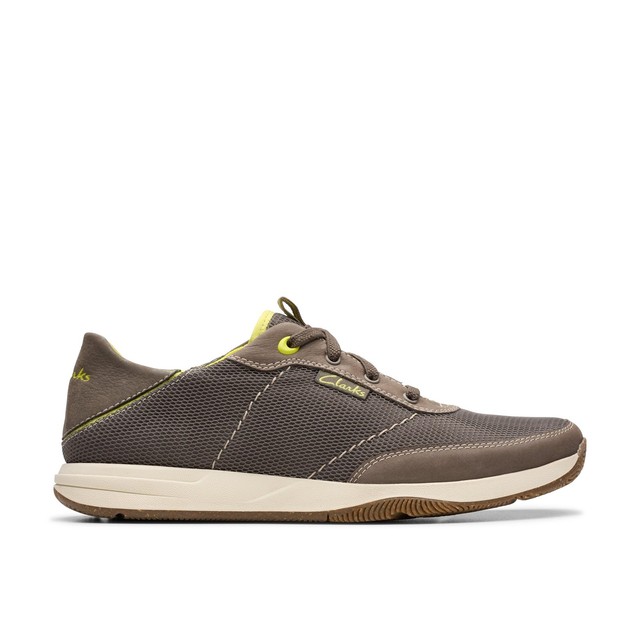 Clarks Mens Sailview Sport Brown Leather Casual Shoes