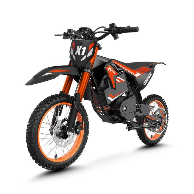Electric Dirt Bike 4500W Peak 60V 28.8AH E-Mountain Bike 50MPH