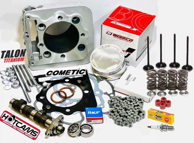 Honda 400EX 400X 88mm Big Bore Kit Valves Springs Stage 2 Hotcam