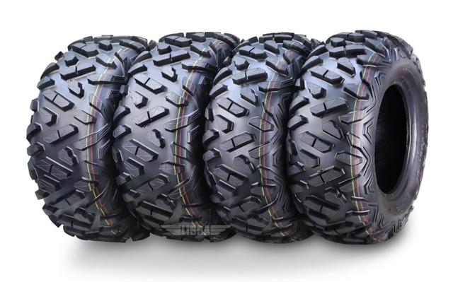 Set of 4 UTV ATV Tires 24x9-10 24x11-10 6PR for Kawasaki Mule 610 4x4