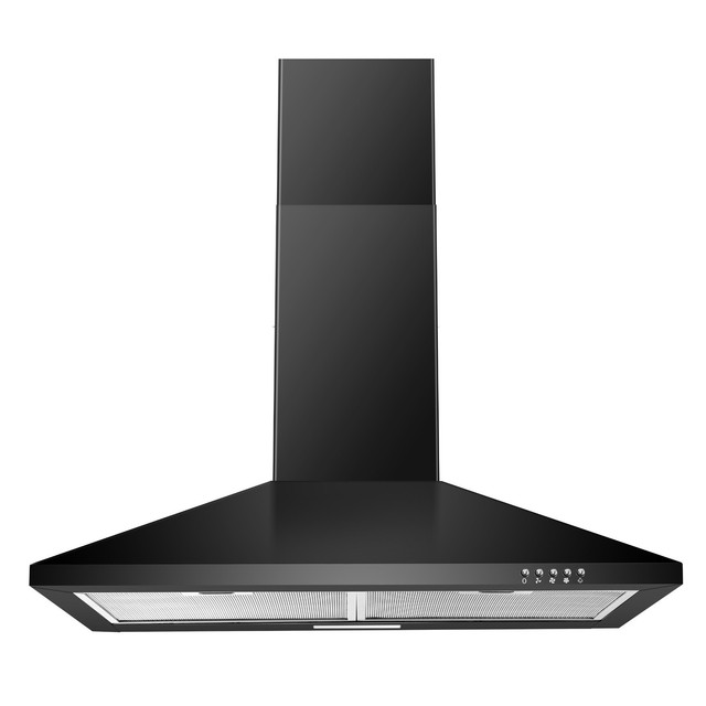30in Wall Mount Range Hood 450CFM Exhaust Fan with LED