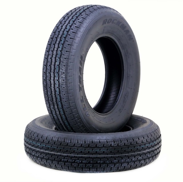 Set of 2 Trailer Tires ST205/75R15 8-Ply Load Range D