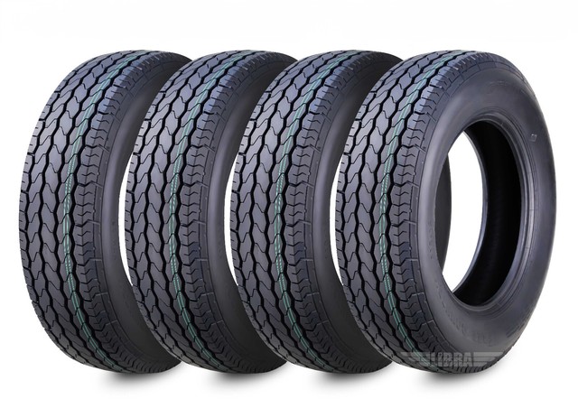 Free Country ST205/75D15 Trailer Tires 205/75-15 Bias Set of 4