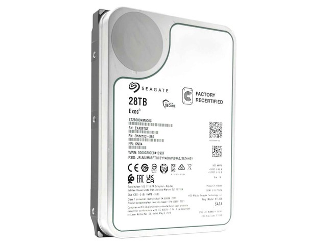 Seagate Exos X22 28TB CMR SATA 6Gb/s 3.5" Enterprise Hard Drive