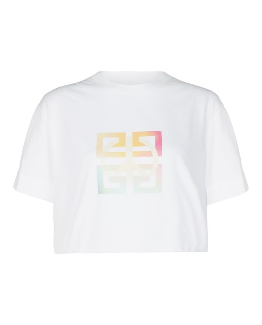 Givenchy Women's 4G Peace Logo Crop Top
