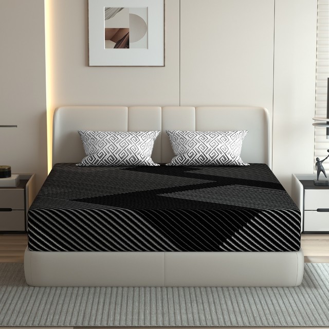 12" Queen Cooling Gel Memory Foam Medium Firm Mattress in a Box