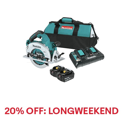 Refurbished Makita 18V X2 LXT 7-1/4" Circular Saw Kit (5 Ah) XSH06PT-R