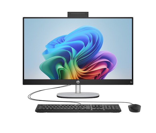 HP Essential All-in-One Computer 27" FHD AMD Ryzen AI 7, 16 GB, 512 GB SSD