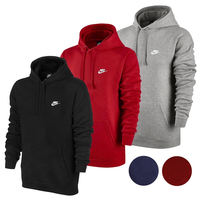 Nike Men's Long Sleeve Fleece Workout Pullover Hoodie