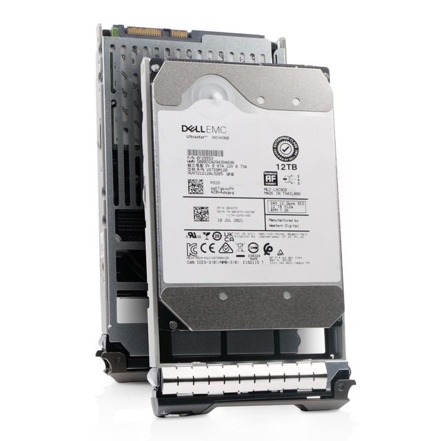 Dell 12TB 7.2K RPM SAS 12Gb/s 512e 3.5" HDD 00JHTD G13