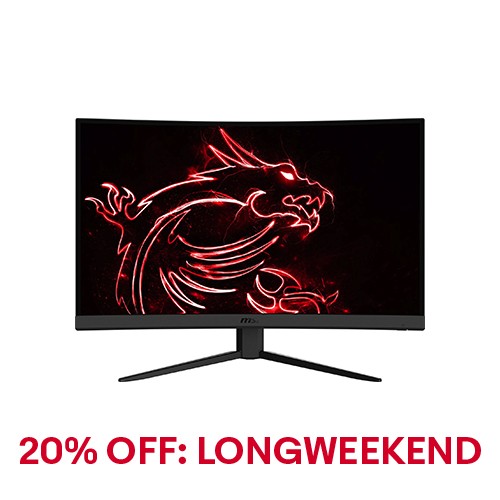 MSI Optix G32C4W 31.5" FHD Curved Gaming Monitor, 165Hz, 1ms