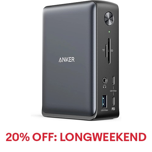 Anker 13-in-1 USB-C Docking Station 85W Charging Triple Display