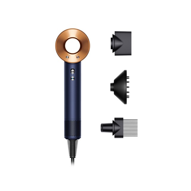 Refurbished Dyson Supersonic™ Hair Dryer with 3 Attachments - Prussian Blue/Rich Copper