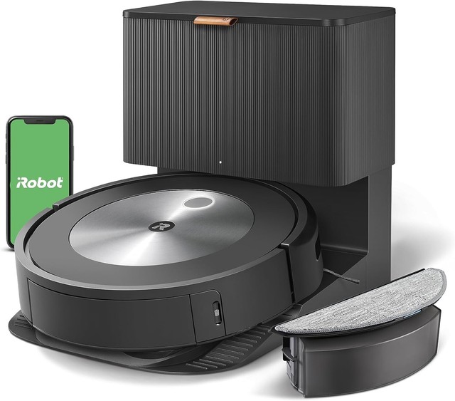 Refurbished iRobot Roomba Combo j5+ Self-Emptying Robot Vacuum & Mop
