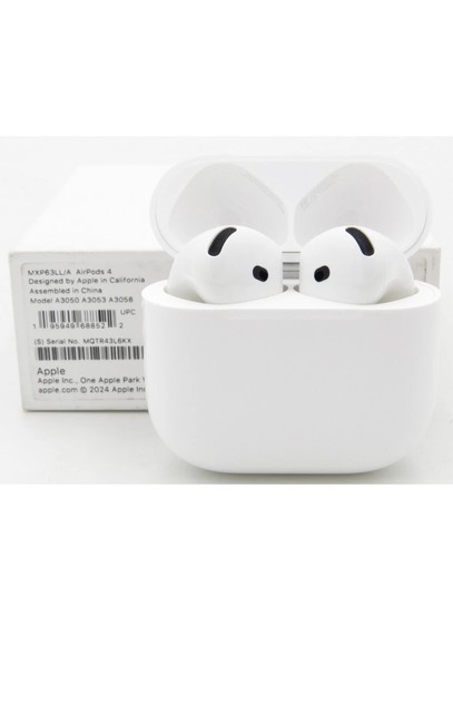 Apple AirPods 4 (4th Generation) Wireless Bluetooth Earbuds MXP63LL/A