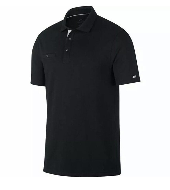 Nike Men's Dri-Fit Golf Polo Black Small AT8940-010