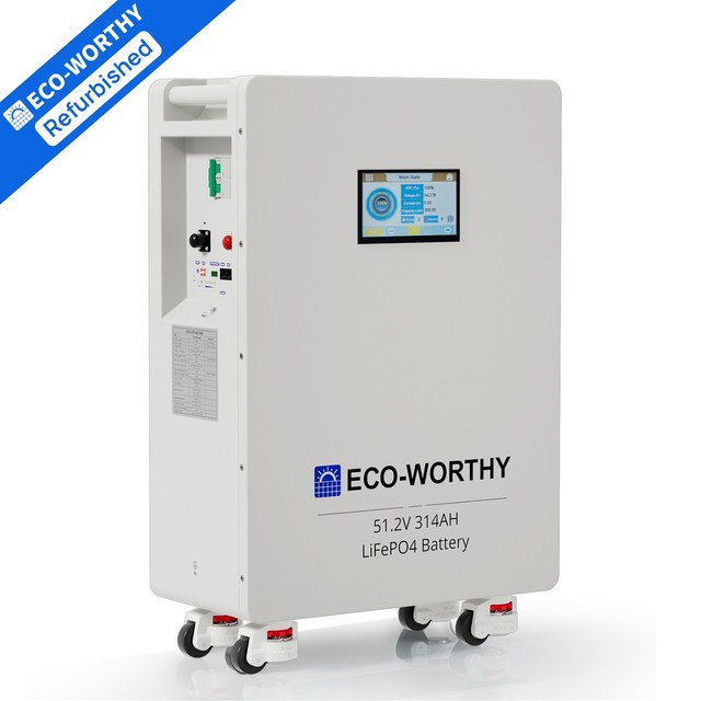ECO-WORTHY 16.07kWh 48V 314AH LiFePO4 Solar Backup Battery