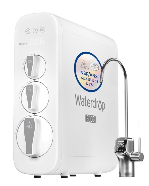Refurbished Waterdrop G3P600 Reverse Osmosis System 8-Stage Filtration