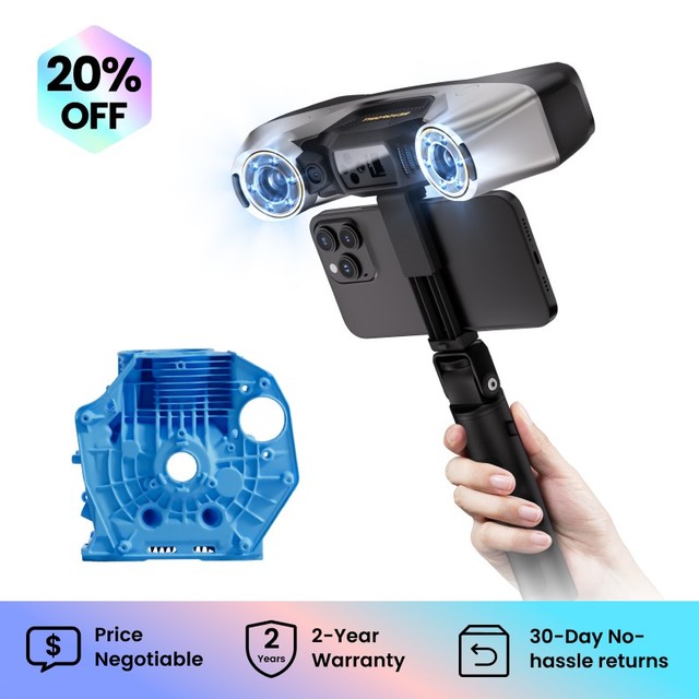 Revopoint MetroY PRO 3D Laser Scanner Wireless Handheld Scan