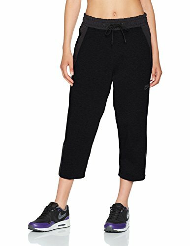 Nike Women's Tech Fleece Cropped Pants Black 831711-010-M
