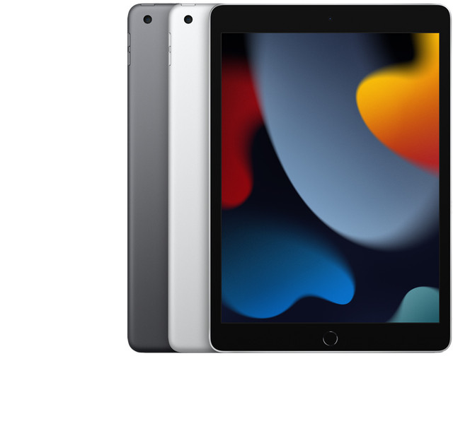 Refurbished Apple iPad 9 (2021) 10.2" 64GB Silver WiFi or Cellular