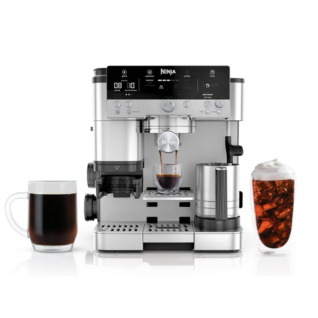 Refurbished Ninja R-ES601 Luxe Café Premier Espresso Machine, Silver