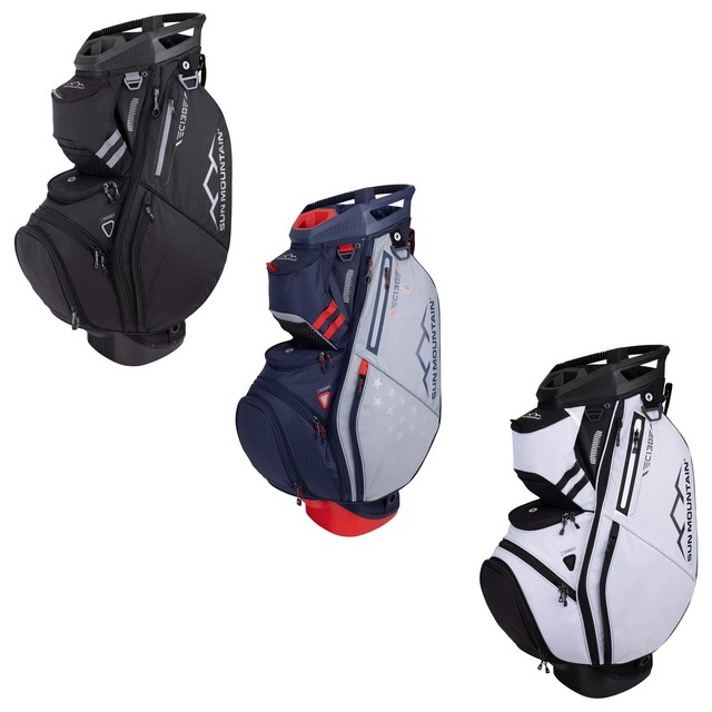 Sun Mountain C130 Cart Golf Bag 250311 - Black/White - 2025