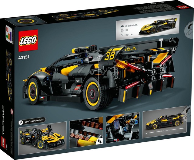 LEGO Technic Bugatti Bolide 42151 Building Kit (905 Pieces)