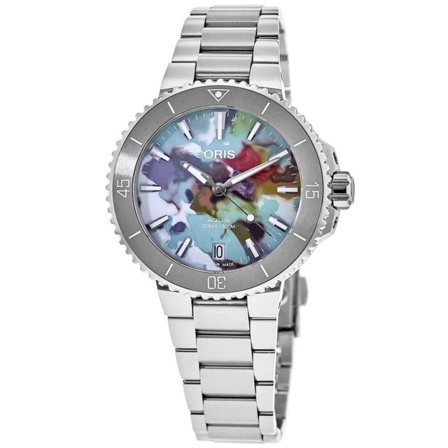 Oris Aquis Date Upcycle Edition Unisex Watch 01 733 7770 4150-SET