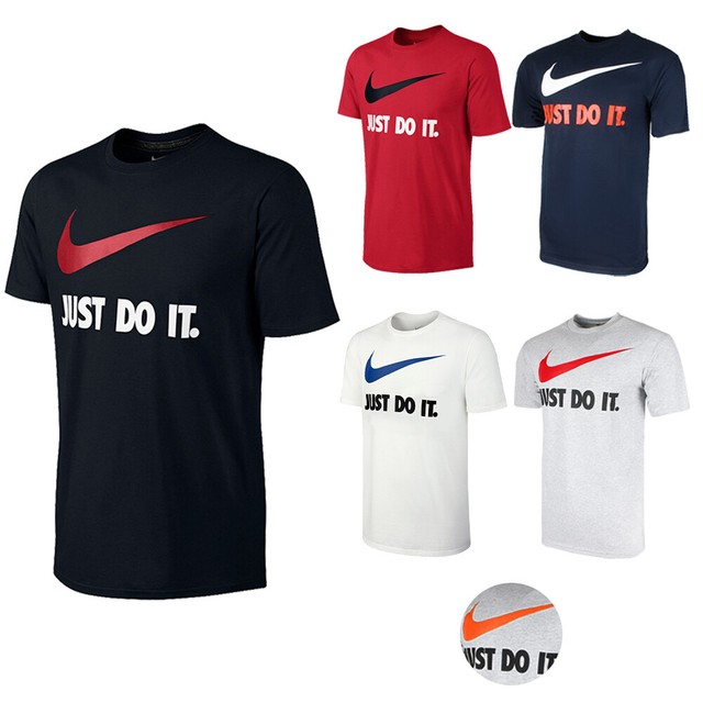 Nike Men's Just Do It Swoosh Graphic Athletic Workout Gym T-Shirt