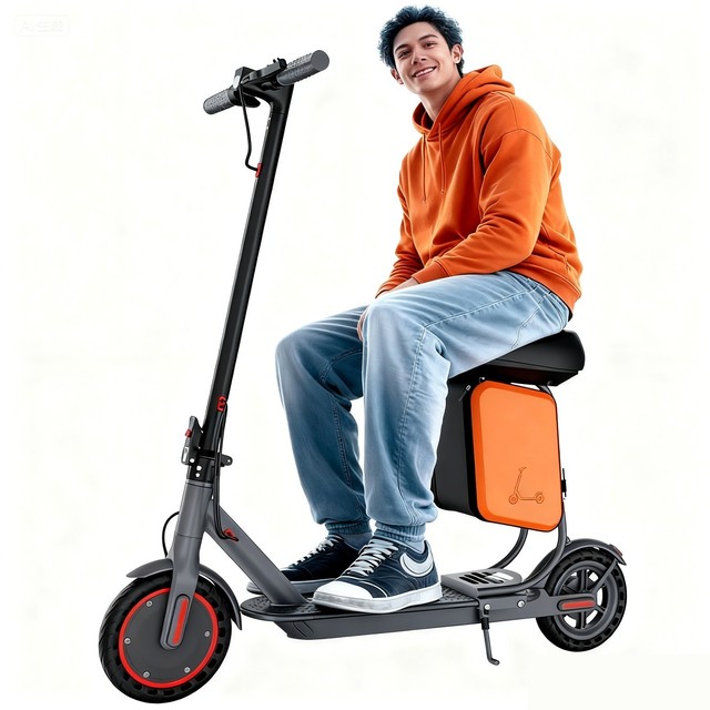LADPED Electric Scooter with Seat for Adults 31KM/H Folding Commuter
